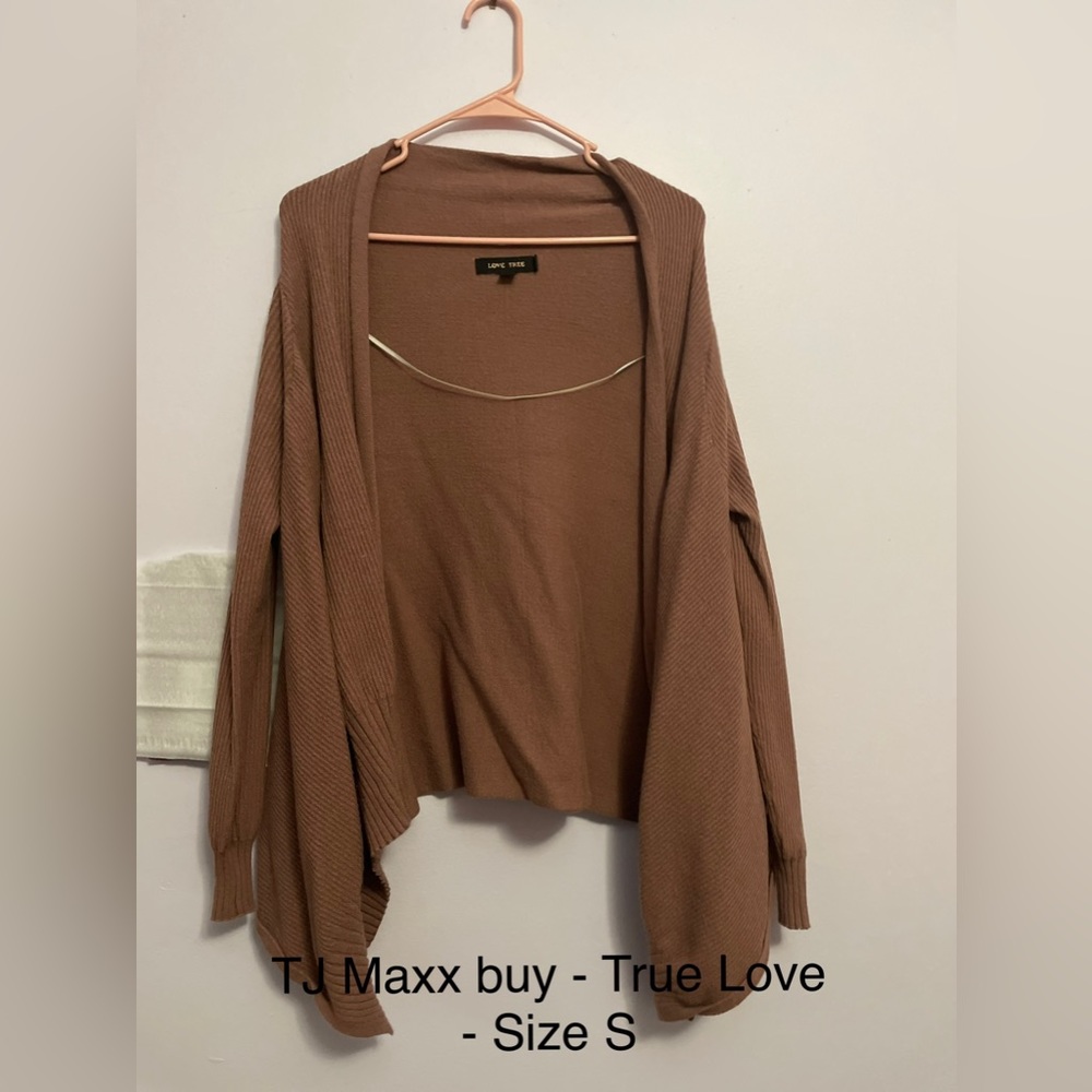 TJ Maxx Buy - Mauve Hi-low Cardigan